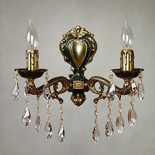Бра AMBIENTE Leon 2128/2 PB Tear Drop